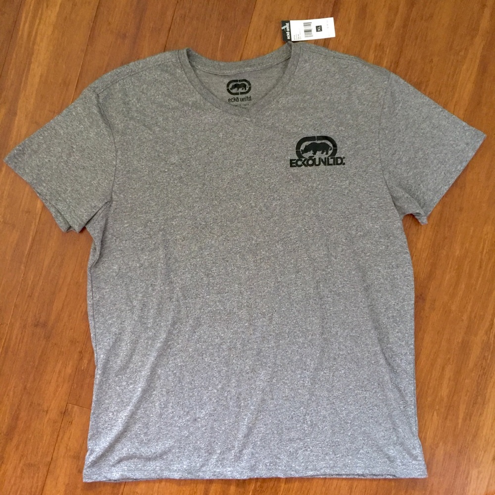 ECKO UNLTD gray, black men's t-shirt super soft XL